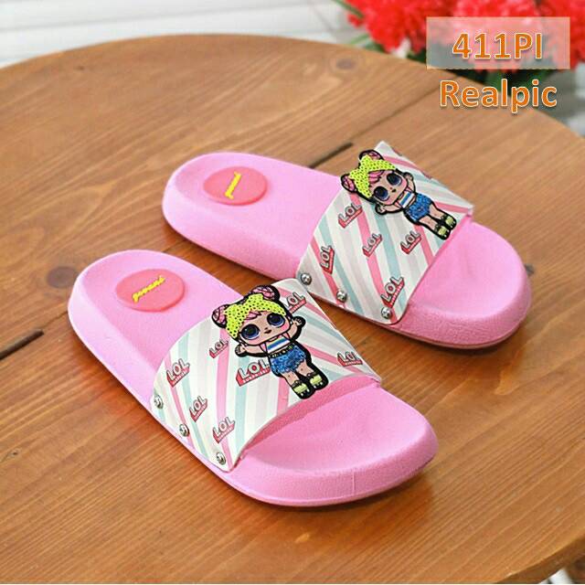 Azka sandal  anak  motif LOL  siap kirim Shopee Indonesia