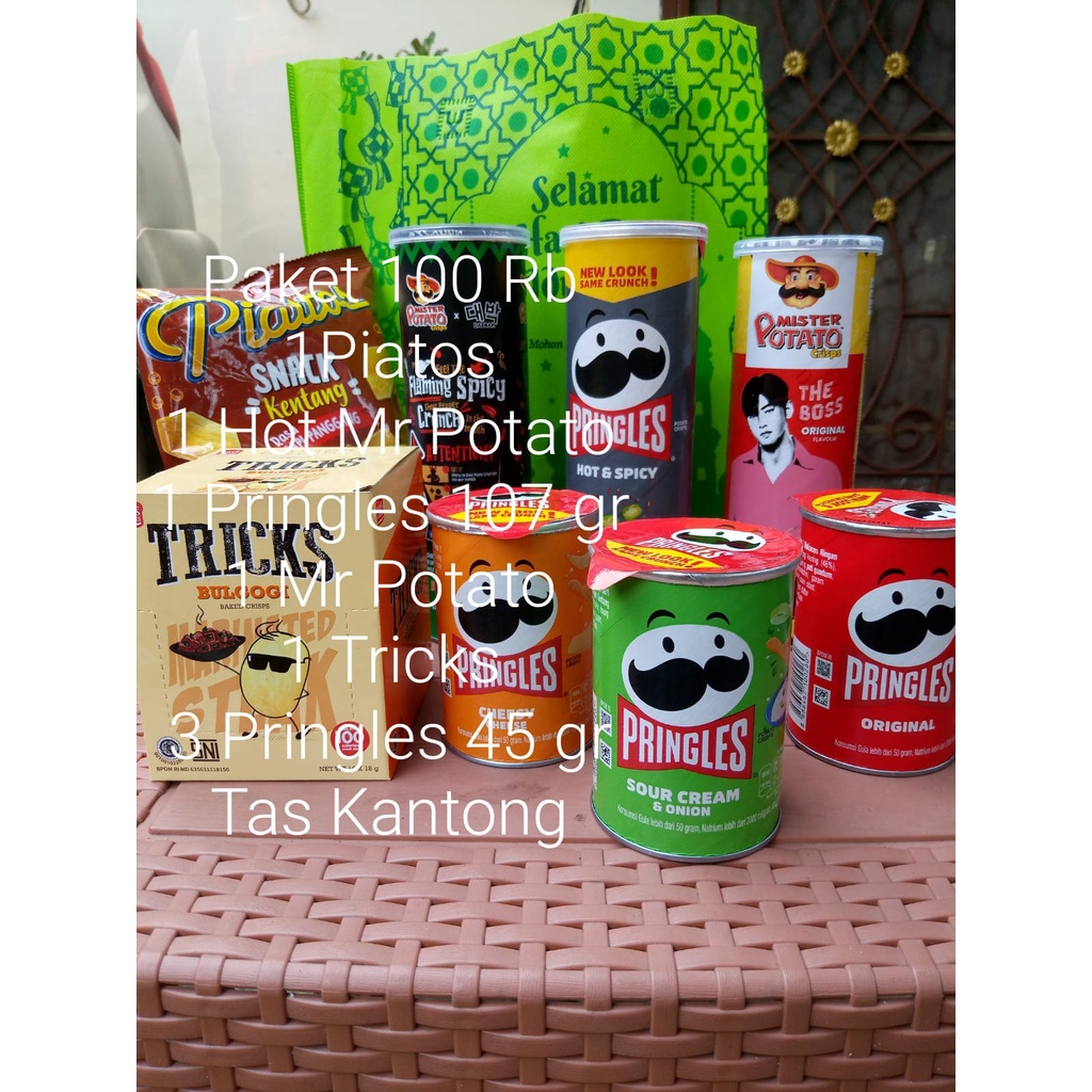 

PAKET CEMILAN PRINGLES 100 RB