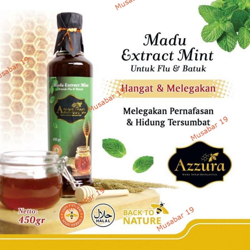 

Madu Azzura - Madu Extract Mint 450gr