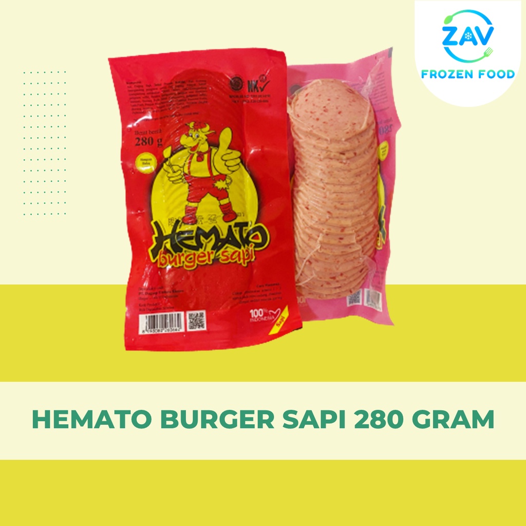 

HEMATO BURGER SAPI 280 GRAM