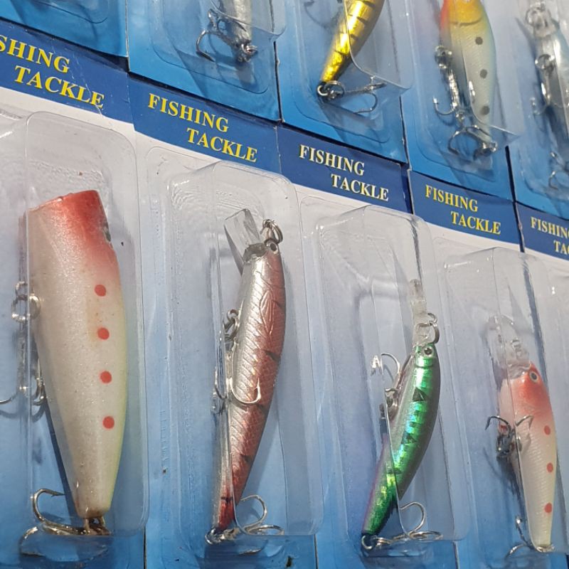 FISHING TACKLE 7 CM / FISHING TACKLE MURAH / LURE SET 7 CM / LURE SET CENTRO 7 CM