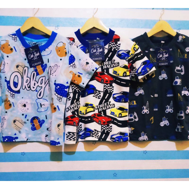 Kaos Anak oshkosh fullprint