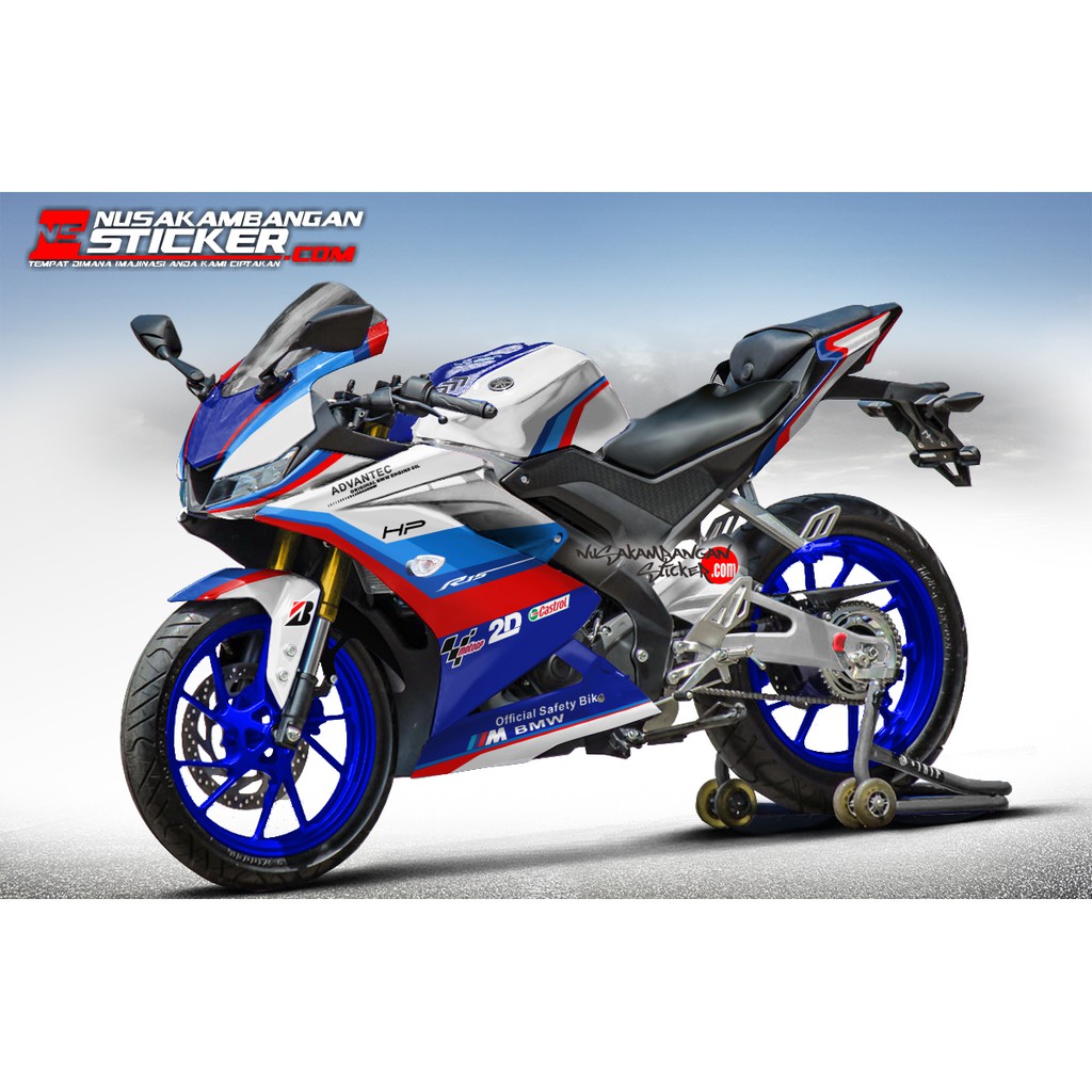 Decal Stiker R15 V3 BMW SAFETY CAR