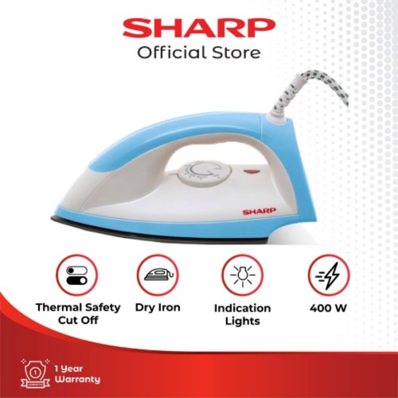 Setrika Listrik Sharp El-N05-B Setrika Sharp Ori Garansi Resmi