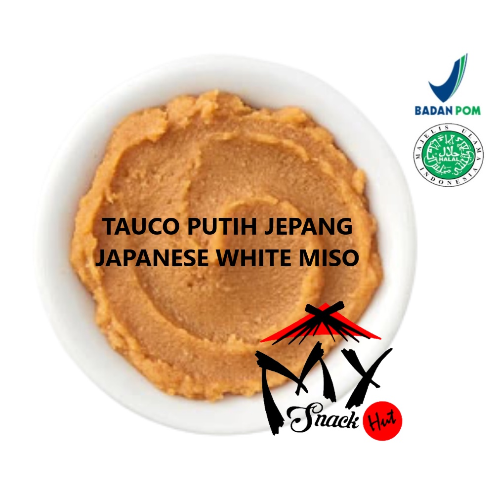 MISO PUTIH 50GR - JAPANESE SHIROMISO SHIRO WHITE SOY BEAN SOYBEANS PASTA PASTE SOUP KEDELAI PUTIH TAUCO TAOCO JEPANG HALAL MUI