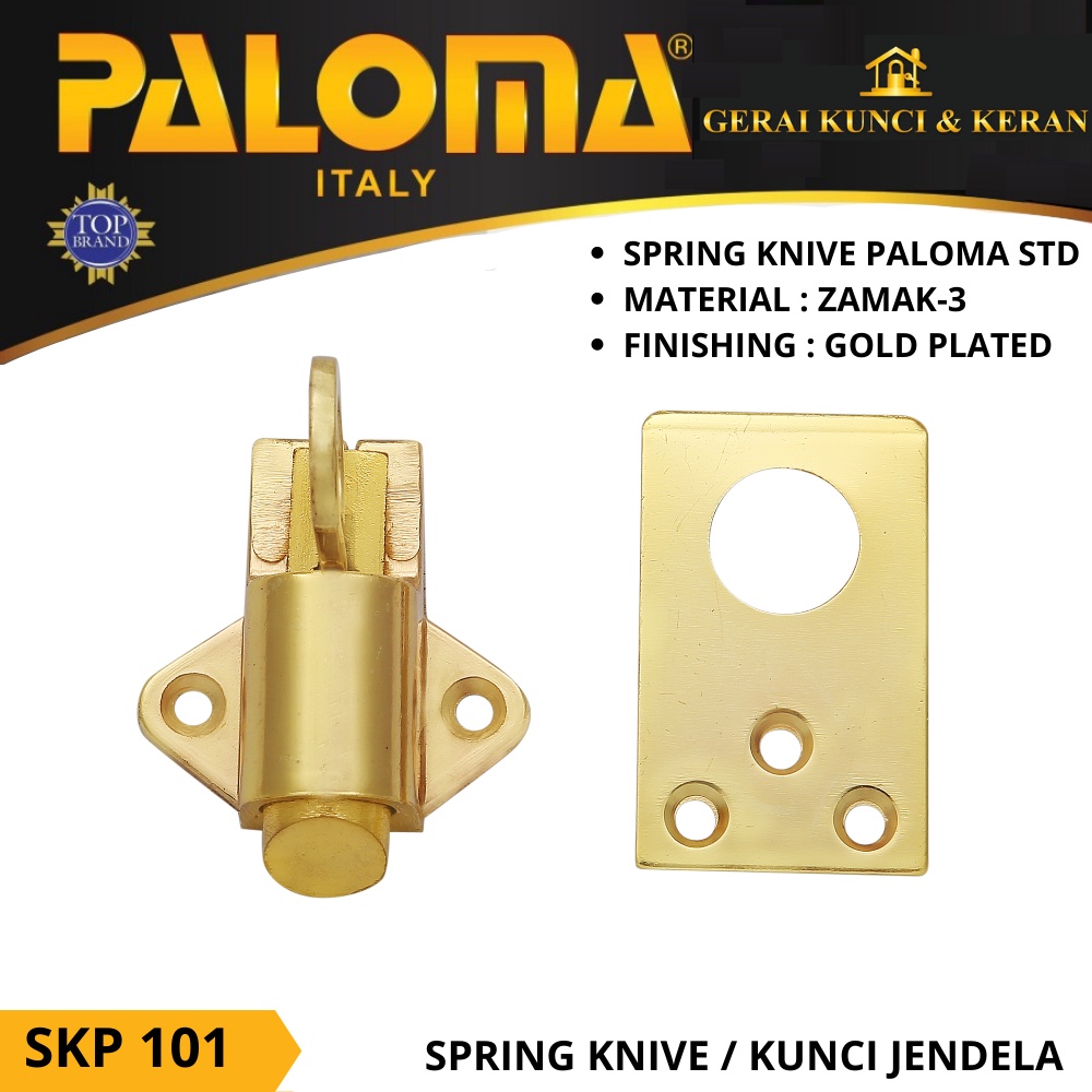 SPRING KNIVE PALOMA SKP 101 STANDARD (KUNCI JENDELA) KNIP