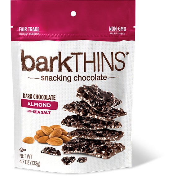 

Bark Thins Dark Chocolate Almond with Sea Salt Snacking 133 gram USA