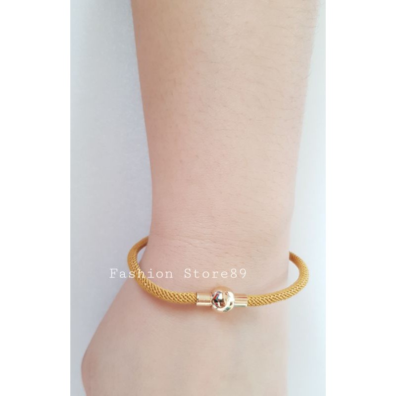 Ready Gelang Tali Charm Magnet gelang fashion inisial charm gelang tali import fashion