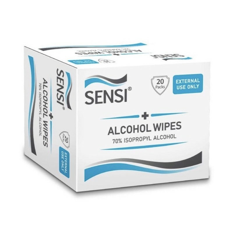 SENSI ALCOHOL WIPES 20's