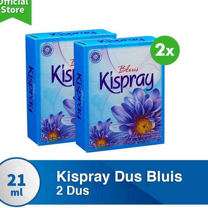 

✻SPESIAL♤ Kispray Dus Bluis 21 ml - (2 Dus) - Twin Pack ♠