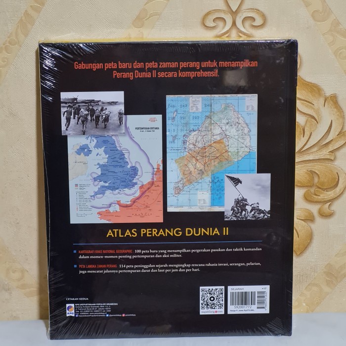 

DISKON SPESIAL BUKU SEJARAH PERANG DUNIA KE 2 - ATLAS PERANG DUNIA KE II -ORI & SEGEL TERLARIS