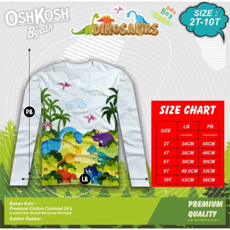 KAOS OSHKOSH LENGAN PANJANG