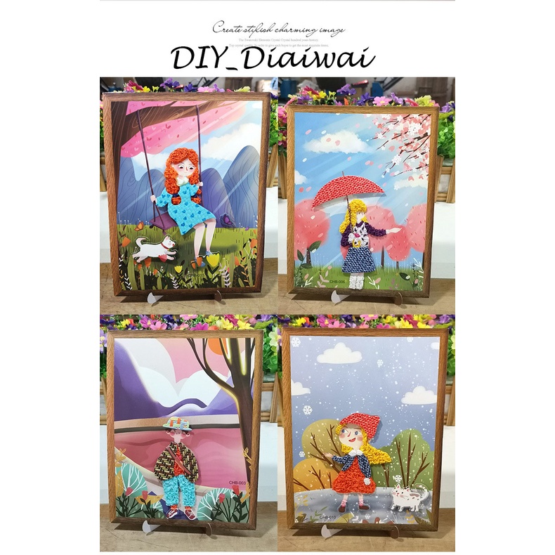 Mainan Kerajinan Anak Crumbled Paper Diy Paper Art Craft