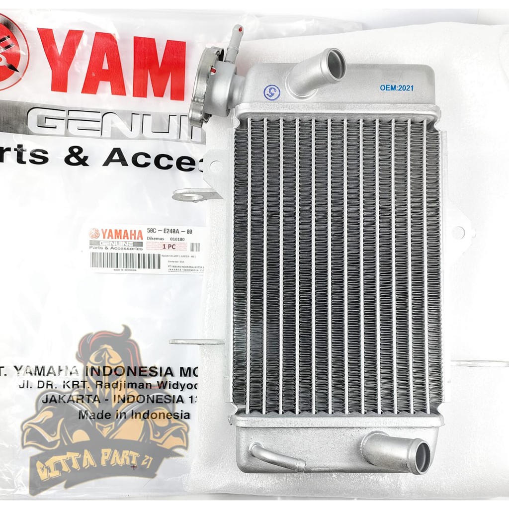 Radiator YAMAHA  50C KUALITAS ASLI ORIGINAL MX LAMA MX NEW 50C YAMAHA kualitas ori presisi tidak bocor