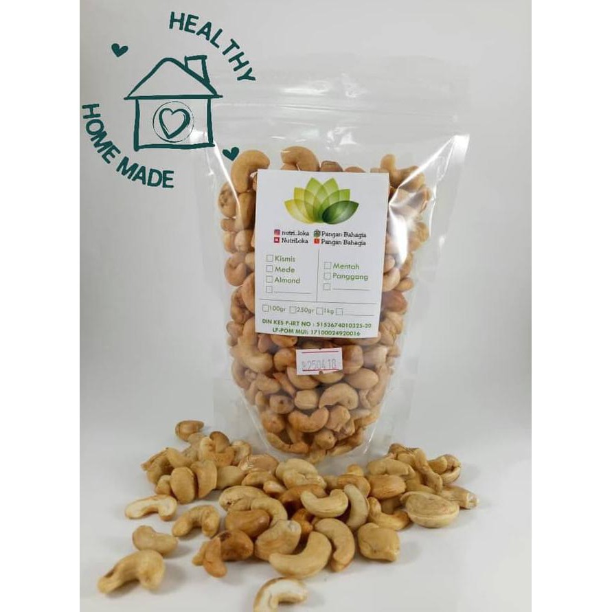 

13ul kacang mete panggang kualitas premium & tanpa perasa tambahan 250gr fcpb