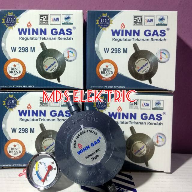 Regulator Gas Meter Tekanan rendah WINN GAS W 298 M