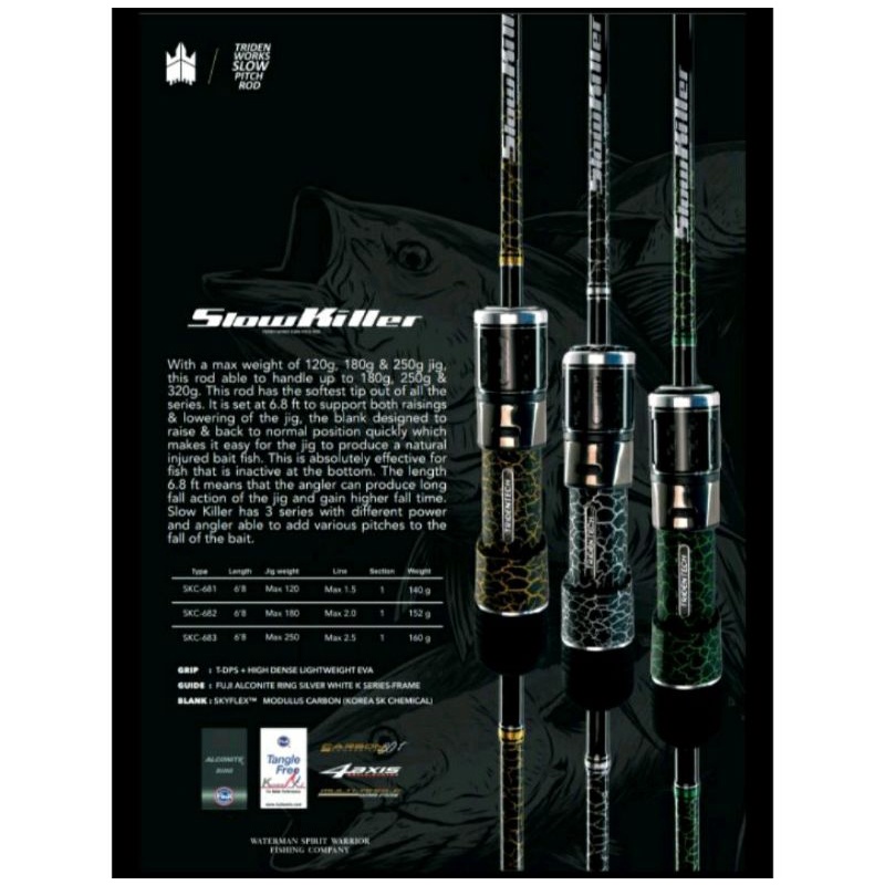 JORAN TRIDENTECH SLOW KILLER - SKC681 - SKC682 - SKC683 - OVERHEAD SLOW PITCH