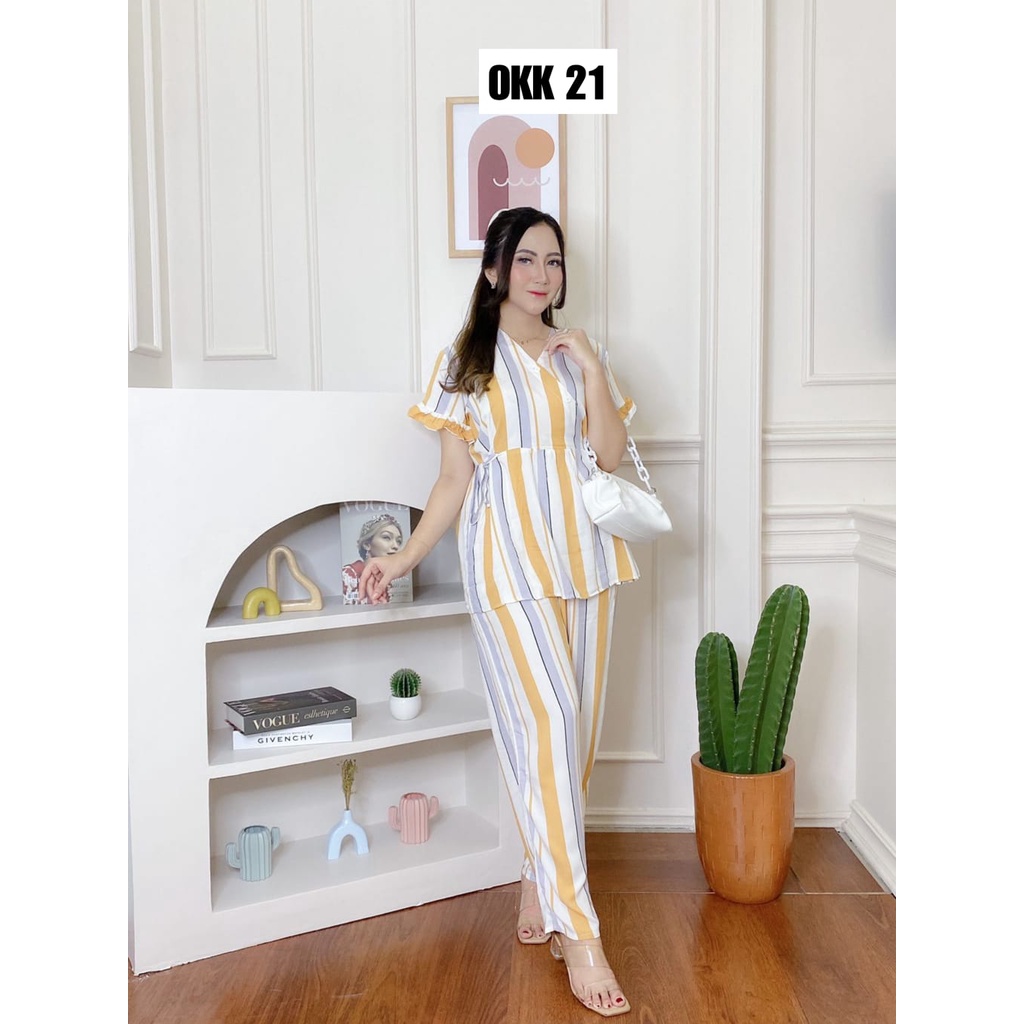 Homedress one set piyama kimono kanaya ori