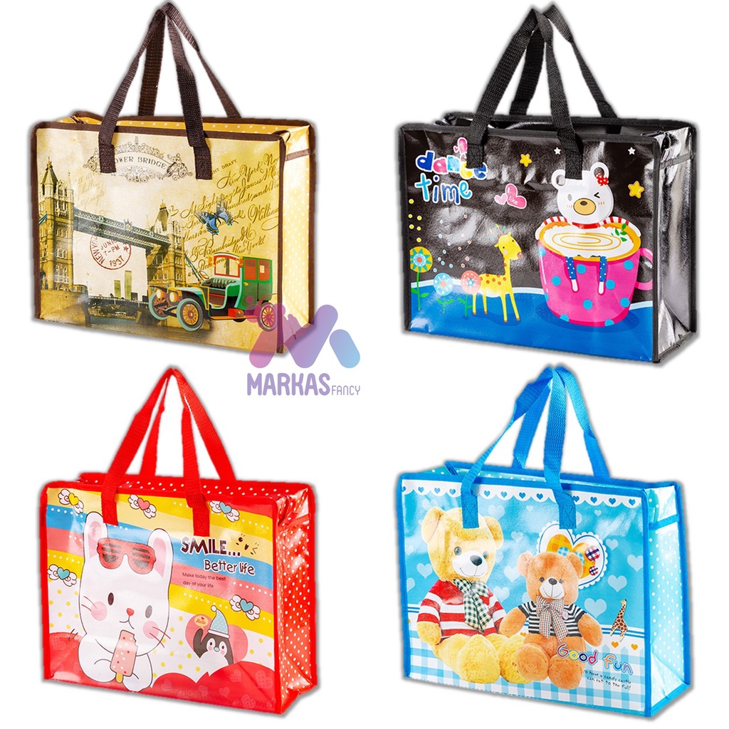 Tas karung Ukuran 40x30 Tas Baju Tas Mukena Tas Serba Guna