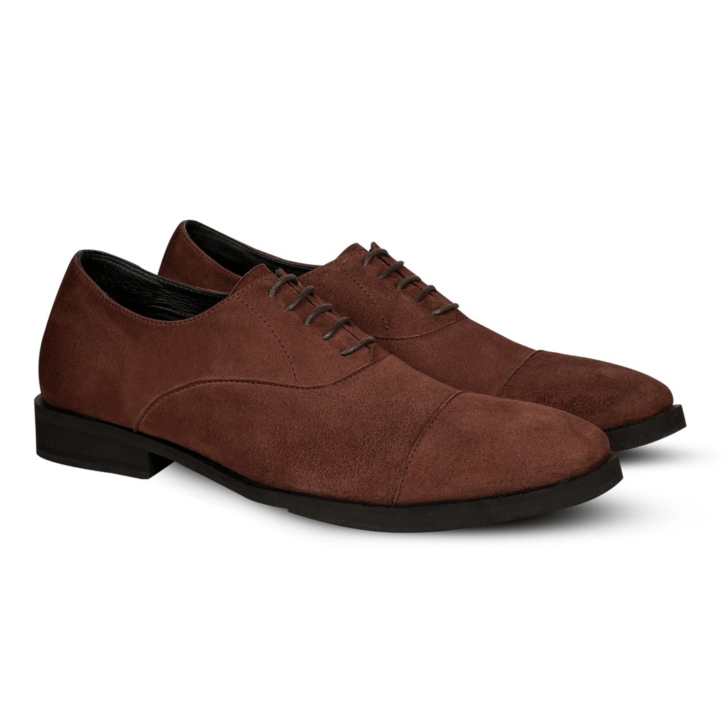 Lobb Oxford Suede Brown