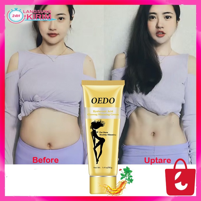 [100% Asli] Oedo Krim Pelangsing Ginseng Perut Buncit Pinggang Kaki Tangan Pembakar Lemak Penurun Badan