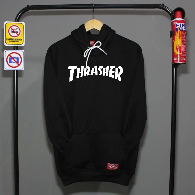 COD TERLARIS HOODIE SABLON THRASHER PREMIUM / PRIA &amp; WANITA / Sweater / Switer / Hoodie Kekinian / Hoodie Hits / Switer Pria/Hoodie Polos/ SIZE S M L XL XXL 2XL XXXL 3XL Termurah Murah Ukuran Big Size Jumbo