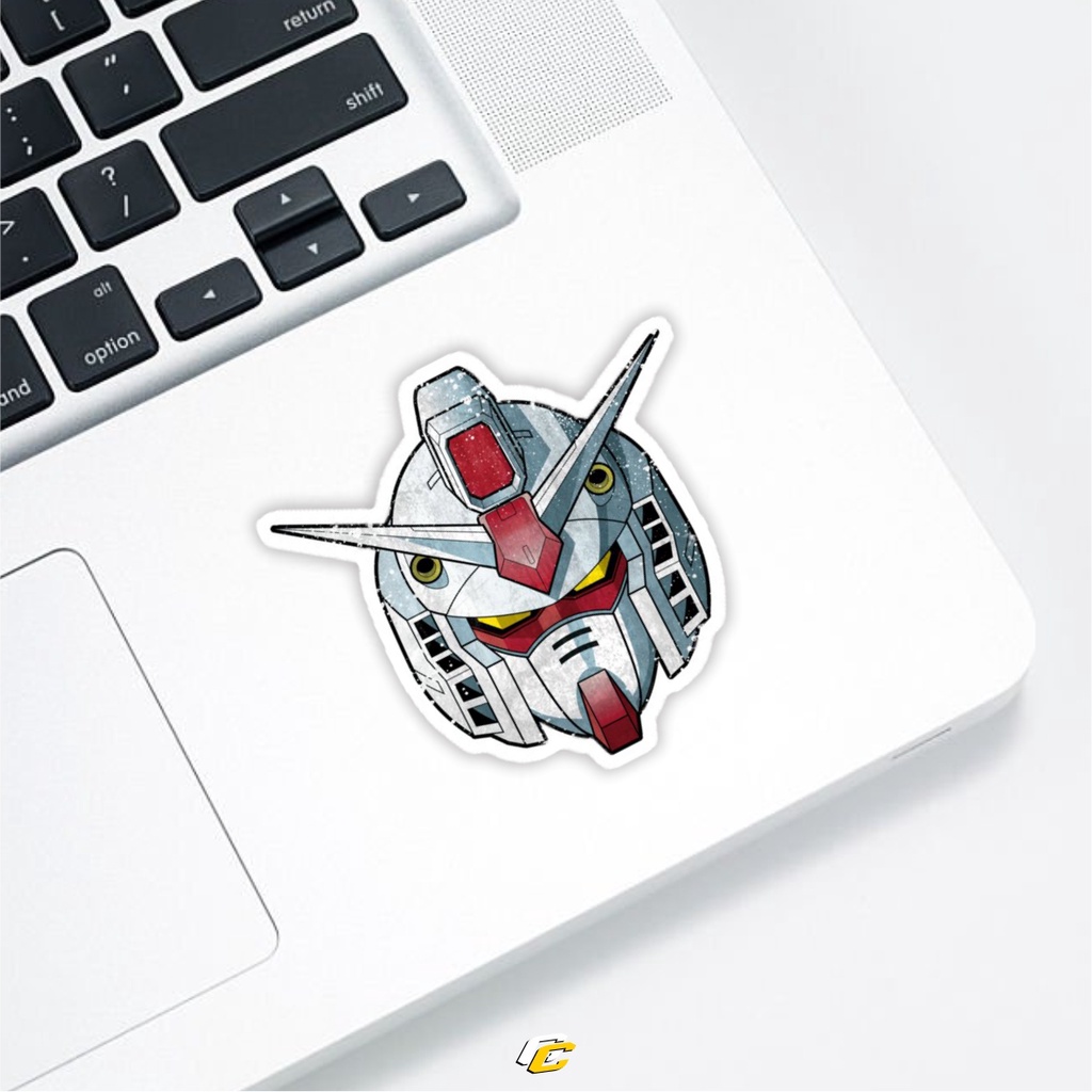 

GUNDAM HEAD STICKER | stiker laptop helm motor mobil universal