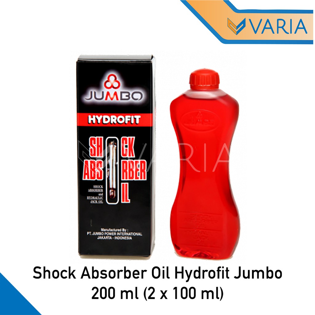 Oli Shock Absorber Sok Depan Hydrofit Jumbo 200 ml (2 x 100 ml)