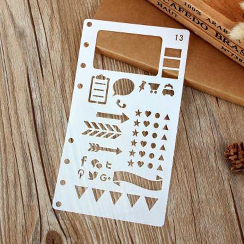 Stensil Cutting Dies Bahan Plastik Ukuran A6 Untuk Scrapbook