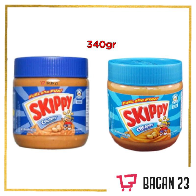 

Selai Kacang Skippy (340gr) - ( Chunky - Creamy ) / Selai Oles / Bacan 23 - Bacan23