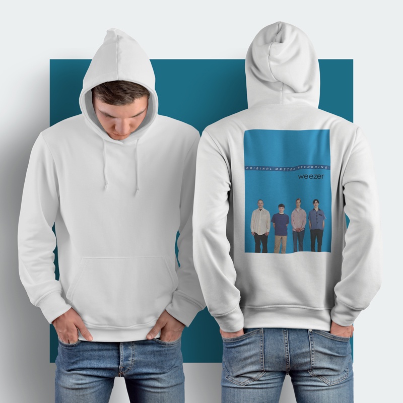 Hoodie Weezer Hoodie Jumper Casual Pullover Hoodie Unisex [Bisa COD] New Hoodie
