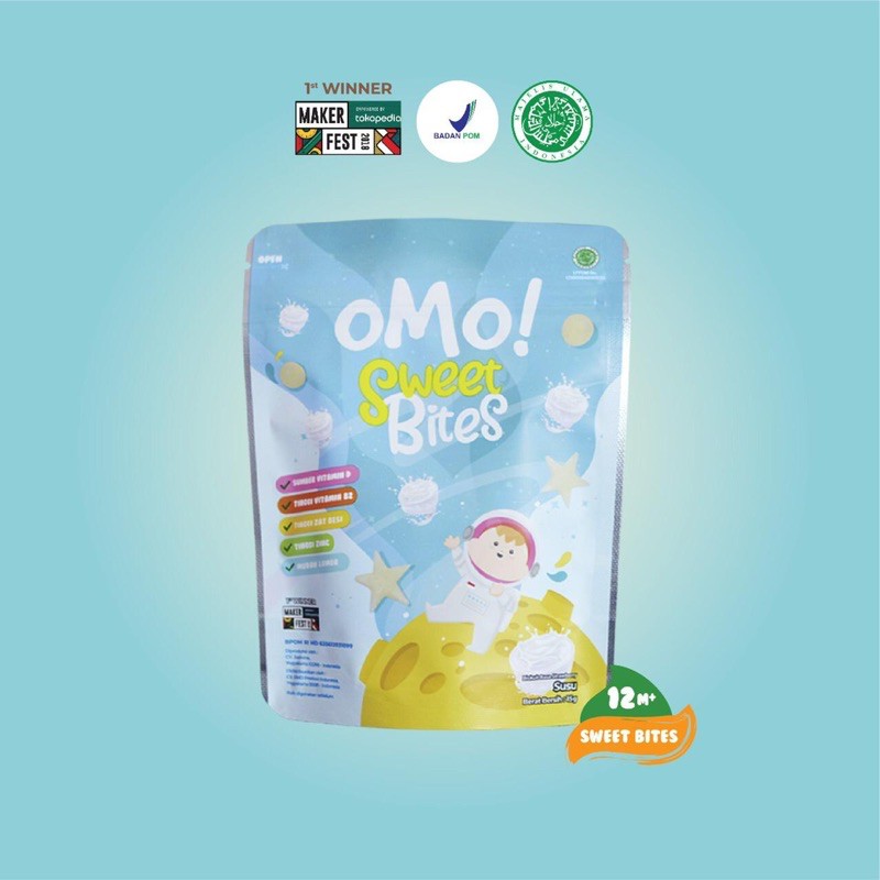 OMO! SWEET BITES - Snack Sehat Bayi 12 Bulan++/Cemilan anak