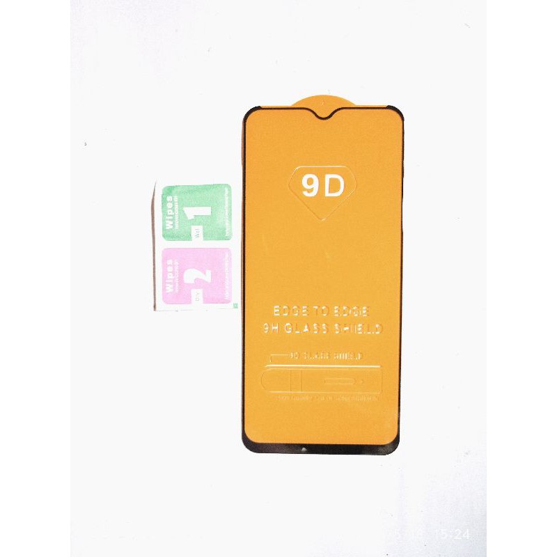 REALME C12 C15 ANTI GORRS TG FULL TEMPARED GLASS