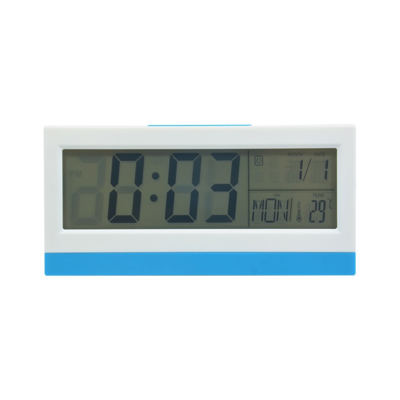 Jam Meja Smart Digital Alarm Desk Clock ES1852 Free Baterai