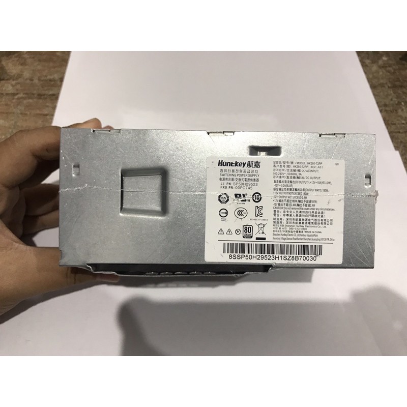 POWER SUPPLY PC BUILD UP LENOVO 180W HK280-72PP HUNTKEY