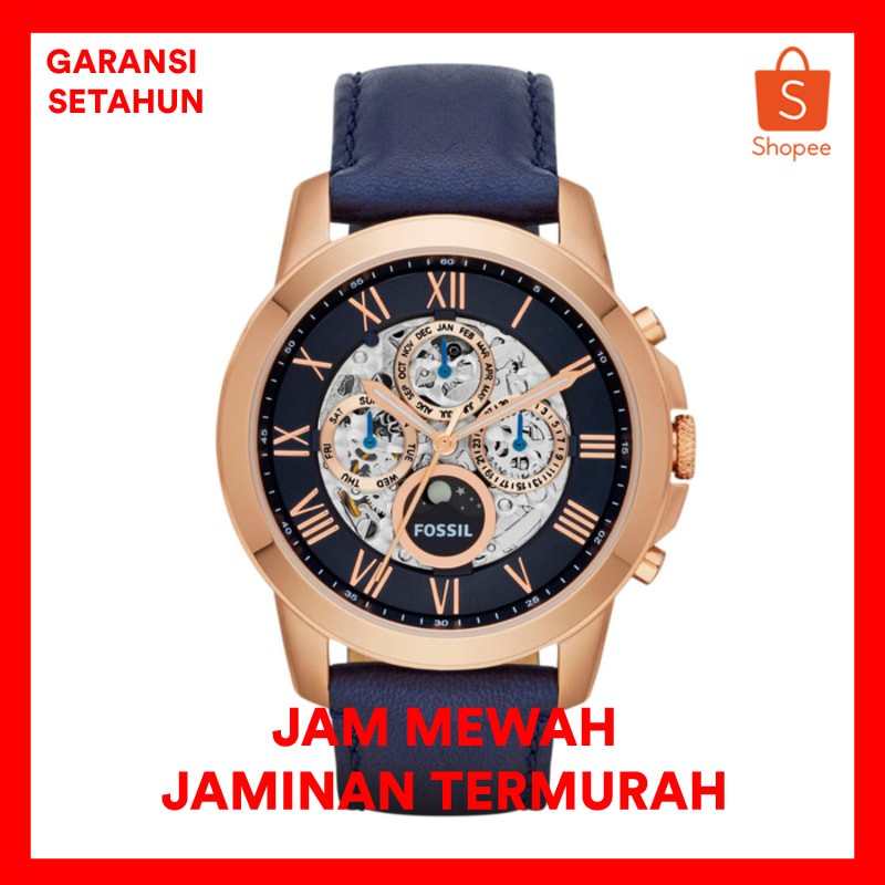 Jam Tangan Pria Merk Fossil ME 3029 / ME3029 Original Automatic Free