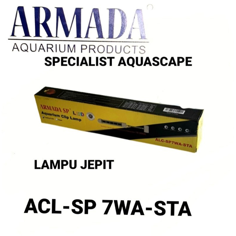 ARMADA ACL SP 7WA STA LAMPU JEPIT AQUARIUM SPECIALIST AQUASCAPE