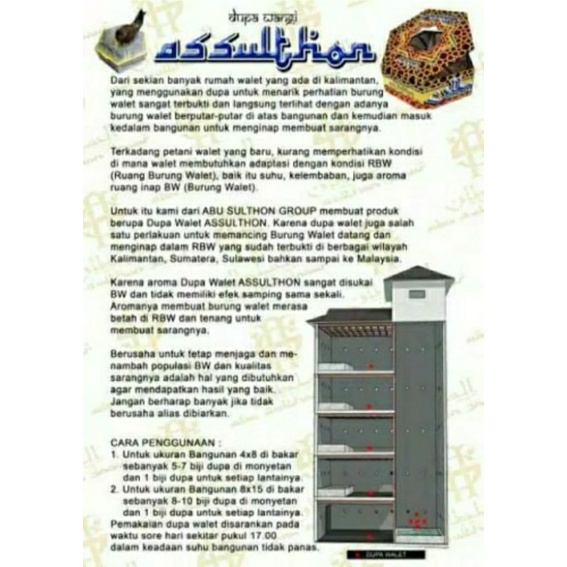 Dupa Walet Gaharu Assulthon Original