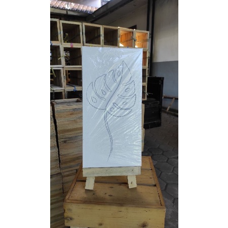 

Kanvas Sketsa Monstera