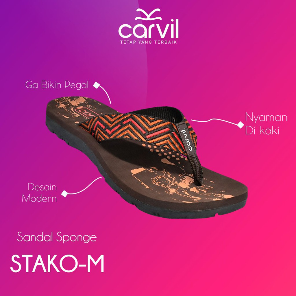 ( PROMO CARVIL ) Sandal Jepit Pria Dewasa / Carvil Stako 39-44 / Sandal Sepone / Sandal Pria