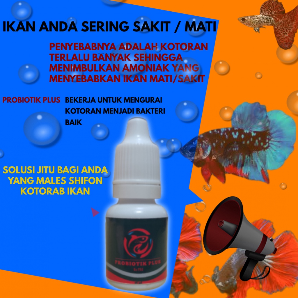 BAKTERI STARTER AQUASCAPE PROBIOTIK IKAN HIAS VITAMIN IKAN PREBIOTIK IKAN PREMIUM