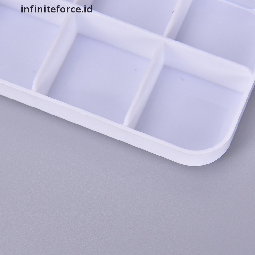 (Infiniteforce.Id) Kotak Penyimpanan Obat / Pil 6 Slot Portable Untuk Travel