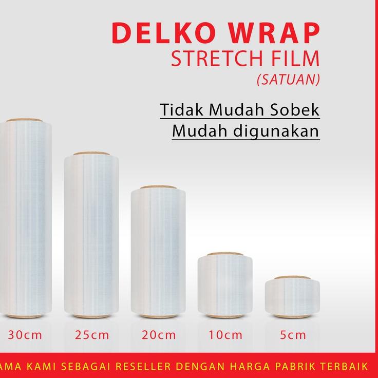 

❉ Stretch Film 50 CM x 300 M Plastik Wrapping SATUAN ◊