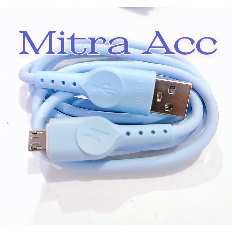 Kabel Data Micro USB Macaron Fast Charging 2.4A