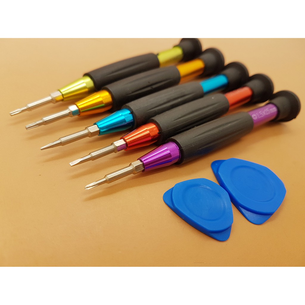 7 PCs Colorful 5228 screwdrivers set Tool Kit For Mobile Phone / obeng