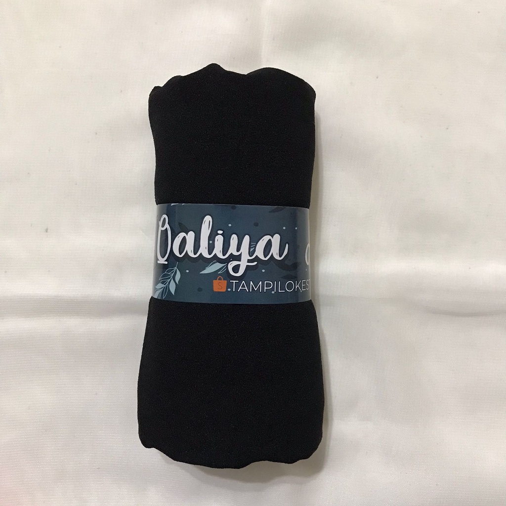 JILBAB PASHMINA SABYAN DIAMOND ITALIANO HIJAB PREMIUM-hitam