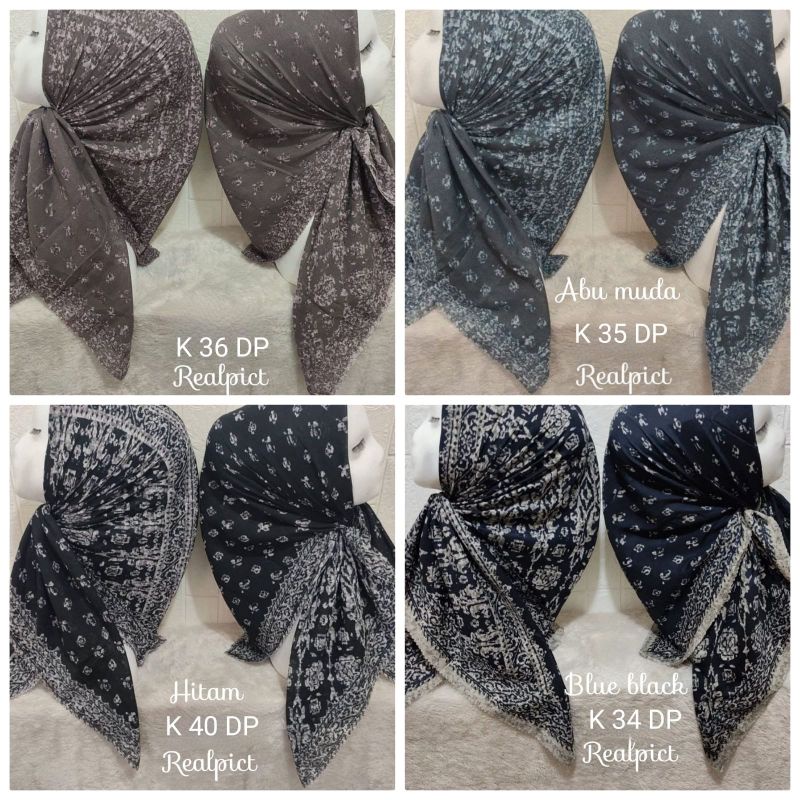 jilbab voal motif premium laser cut terbaru