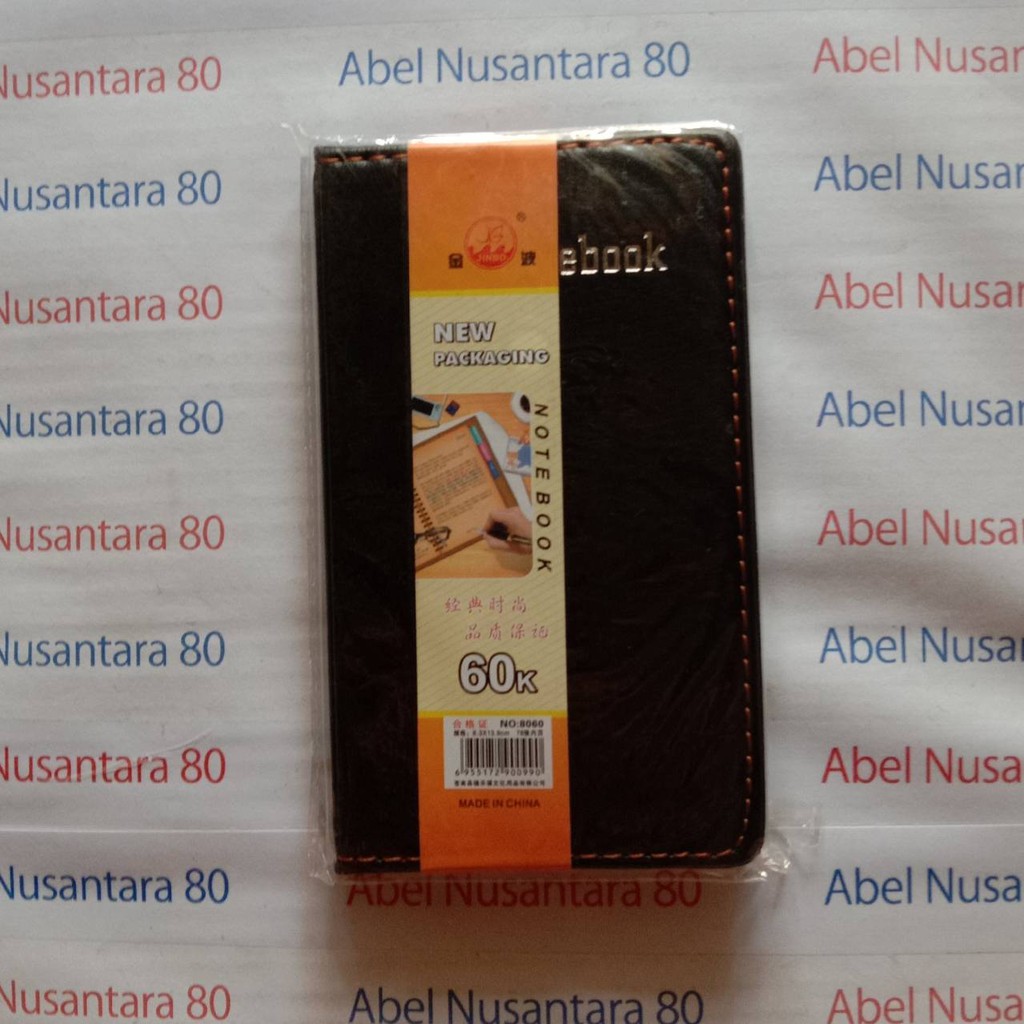 

Agenda Kerja Kulit hitam 60 K ukuran kertas 8,3 x 13,9 cm