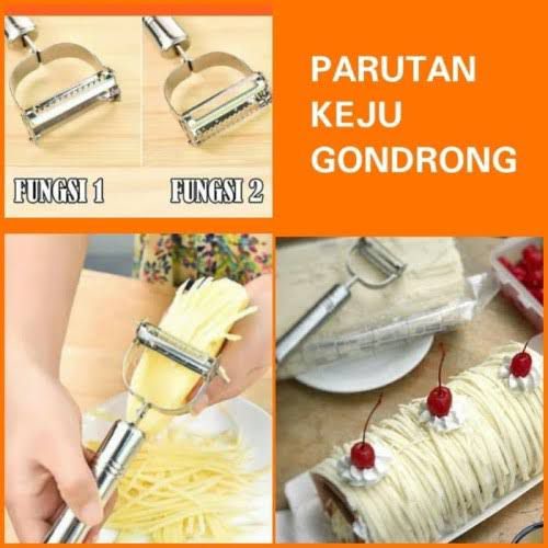 Parutan Keju Gondrong Stainless Steel / Alat Parut / Parutan Wortel