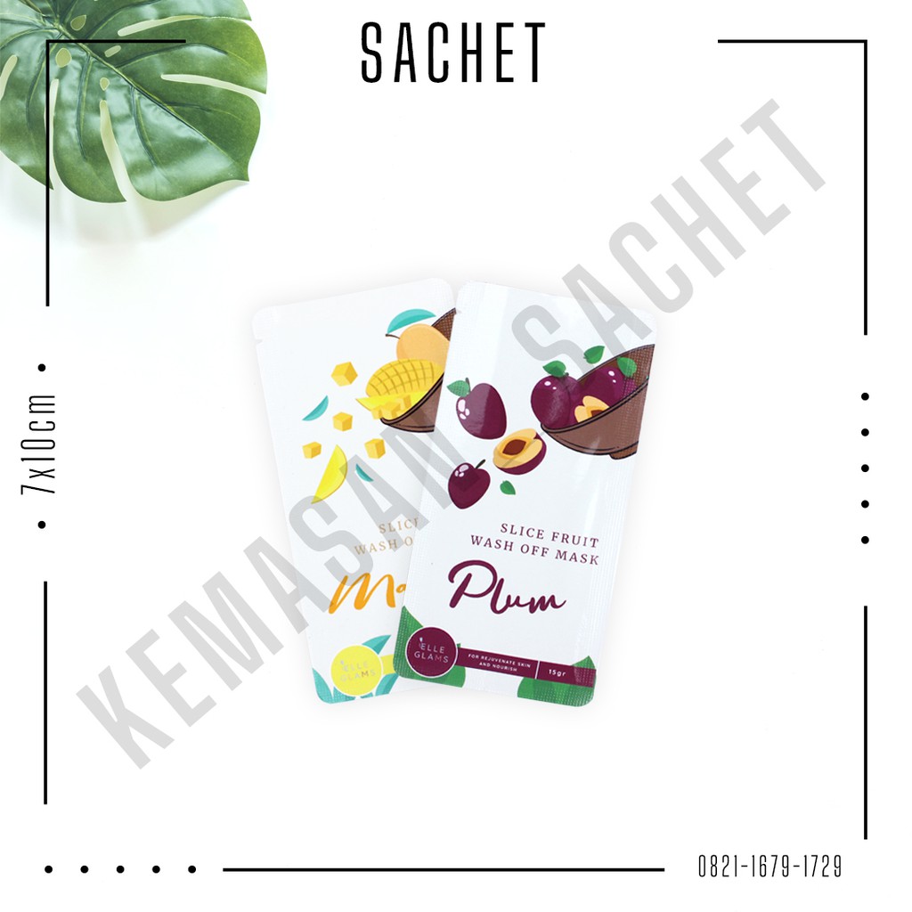 Cetak Kemasan Sachet Full Print Ukuran 7x10